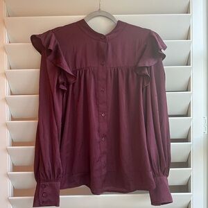 Banana Republic Ruffle Blouse